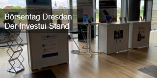 Börsentag Dresden der Investui-Stand.