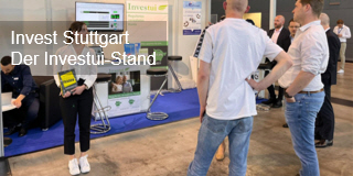 Investui auf die Invest Messe Stuttgart.